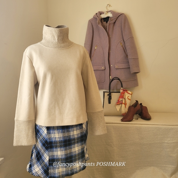 ANTHRO MAEVE plaid pockets! woven many quality details skirt - Picture 7 of 17